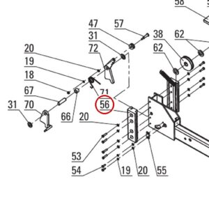 DIT82003 direct-lift-pp8-long-crossbeam-assembly item 56