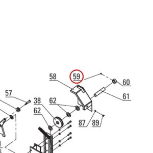 DIT8X10 direct-lift-pp8-long-crossbeam-assembly item 59