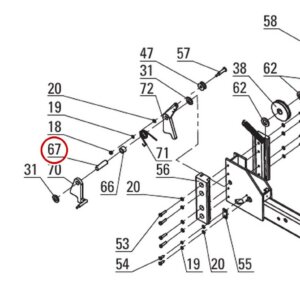 DIT2005 direct-lift-pp8-long-crossbeam-assembly item 67
