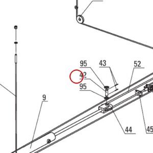 DIT83004 PP8 Cylinder Cable item 42
