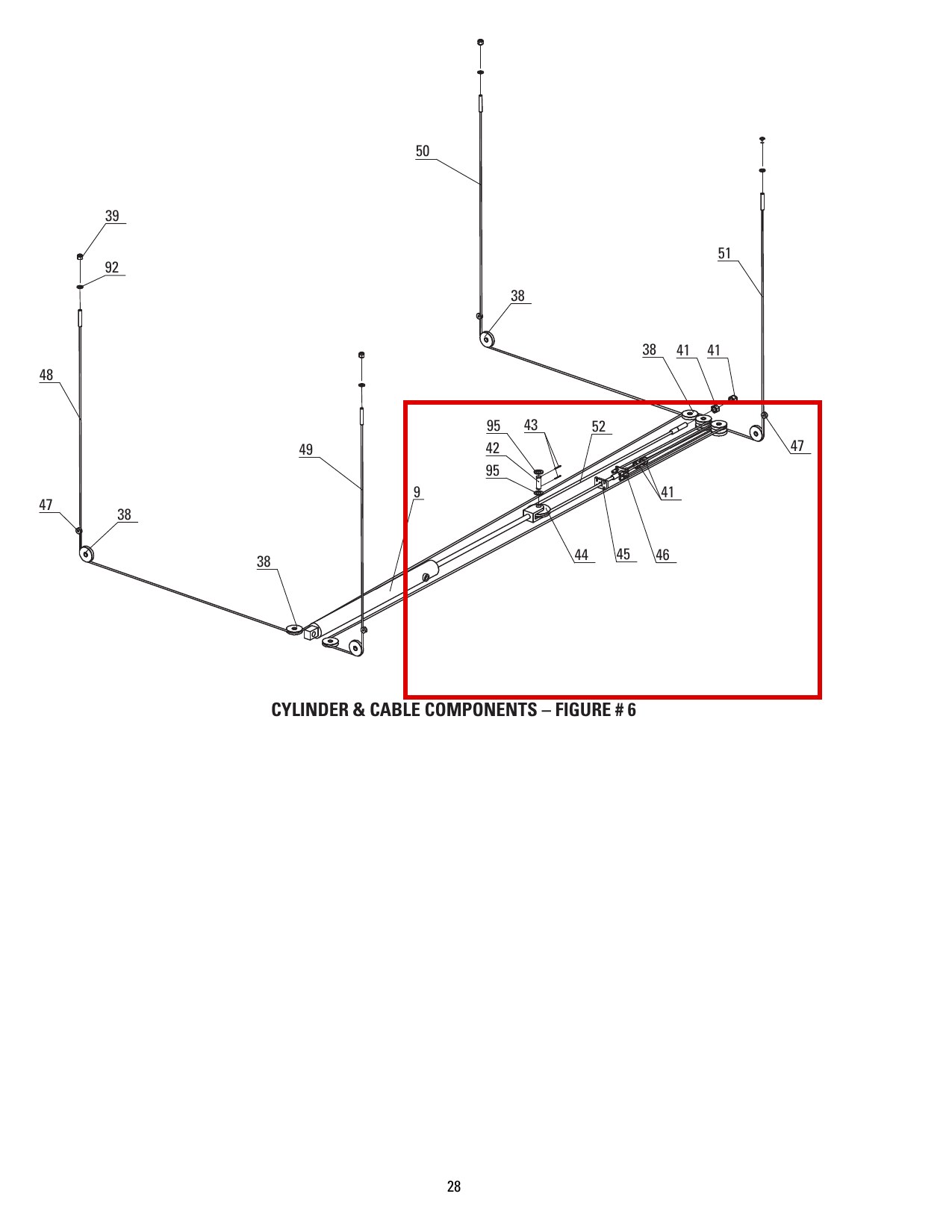 DIT83001 PP8 Cylinder Cable item 45 (location)