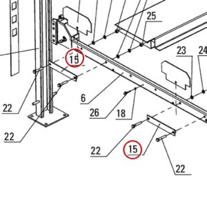 DIT5000 direct-lift-pp8-long-general-illustrated-parts-list item 15
