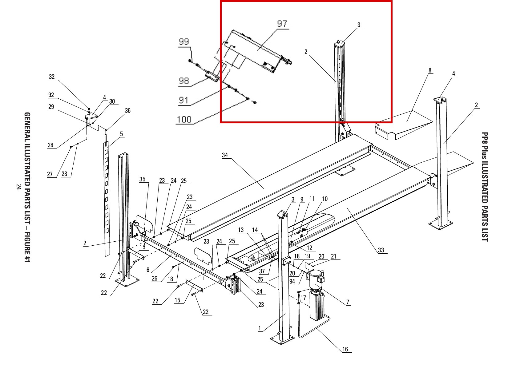 DIT8P1100 direct-lift-pp8-long-general-illustrated-parts-list item 2 (location)