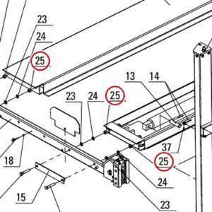 DIT3018 direct-lift-pp8-long-general-illustrated-parts-list item 25
