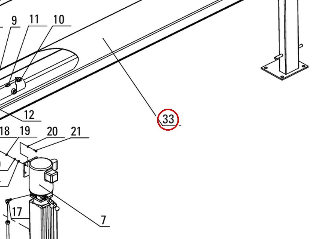 GEN8L3100 direct-lift-pp8-long-general-illustrated-parts-list item 33