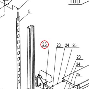 DITD5001 direct-lift-pp8-long-general-illustrated-parts-list item 35