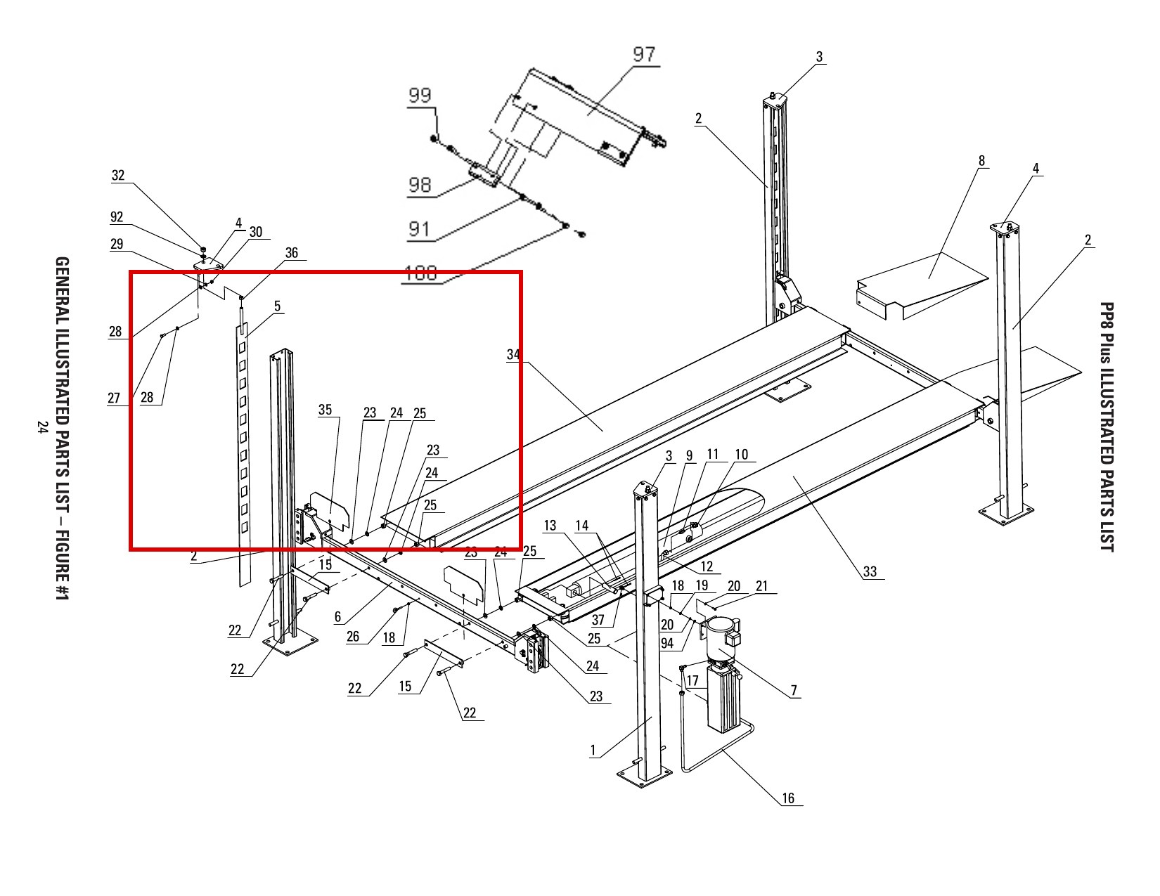 DITD5001 direct-lift-pp8-long-general-illustrated-parts-list item 35 (location)
