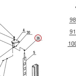 DIT3303 direct-lift-pp8-long-general-illustrated-parts-list item 36