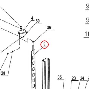 DIT1310 direct-lift-pp8-long-general-illustrated-parts-list item 5