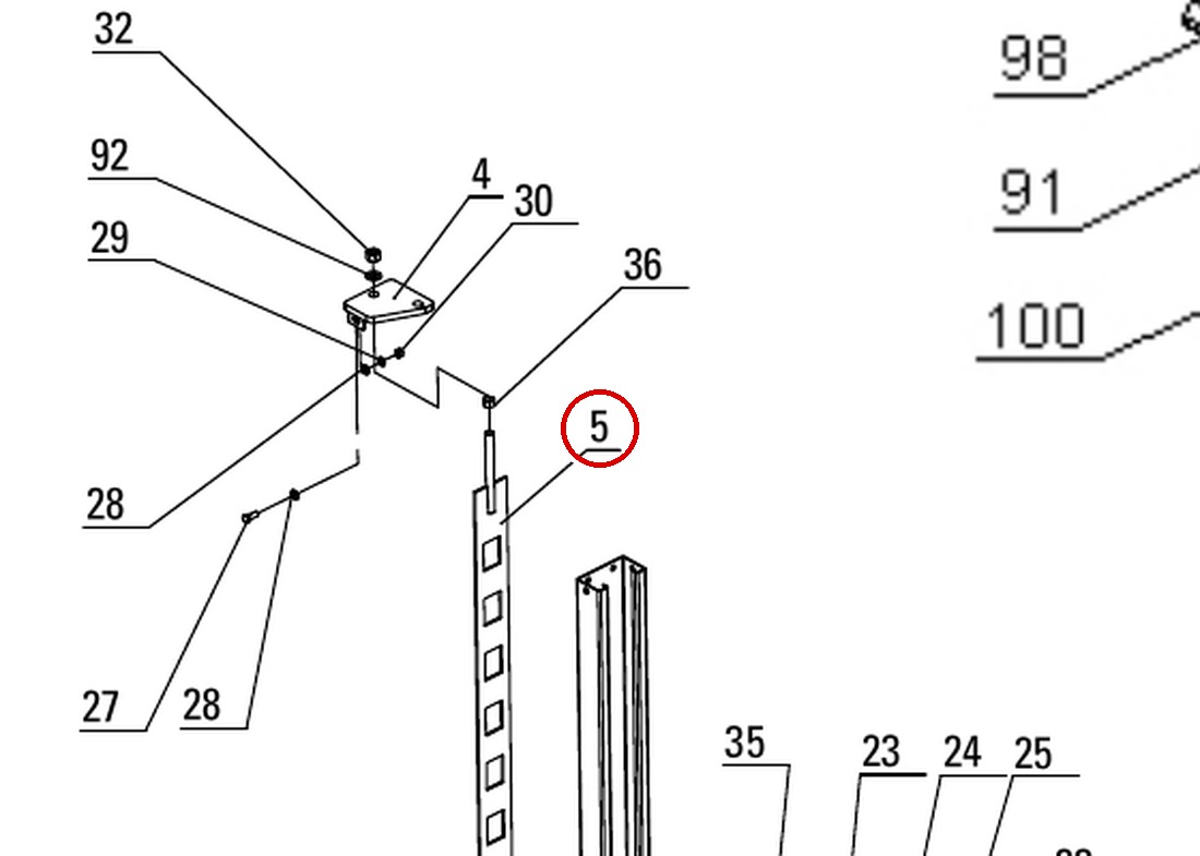 DIT1310 direct-lift-pp8-long-general-illustrated-parts-list item 5