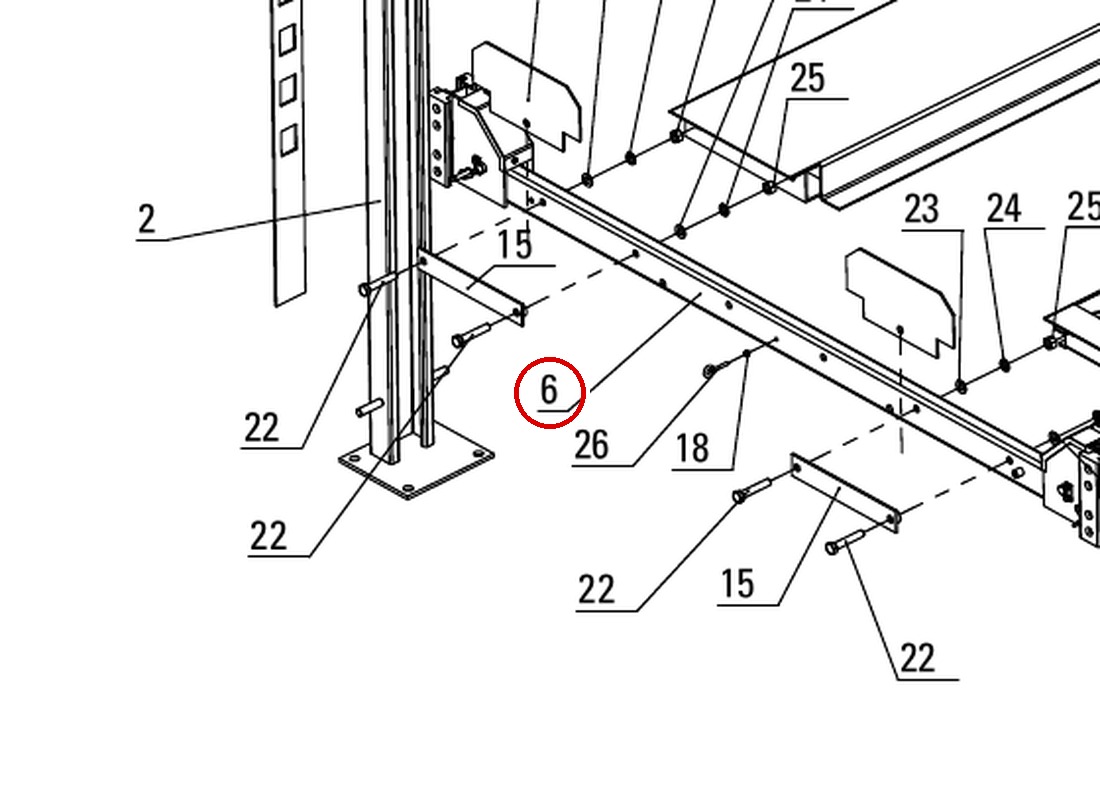 DIT2100G direct-lift-pp8-long-general-illustrated-parts-list item 6