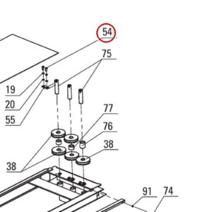 DIT8X20 direct-lift-pp8-long-runway-components item 54