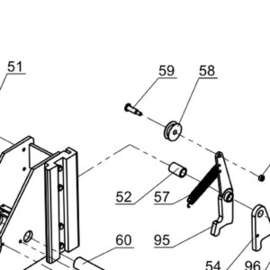 DITB308 direct-lift-pp9-crossbeam-safety-latch-assembly-figure-1 item 19