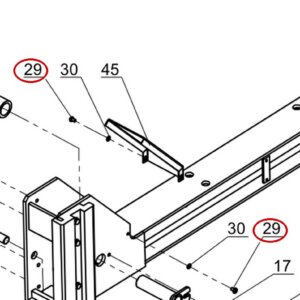 Direct Lift PP9+ Crossbeam & Safety Latch Fig 1 item 29 DIT3610