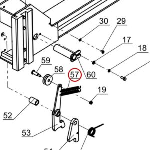 DIT10111 direct-lift-pp9-crossbeam-safety-latch-assembly-figure-1 item 57