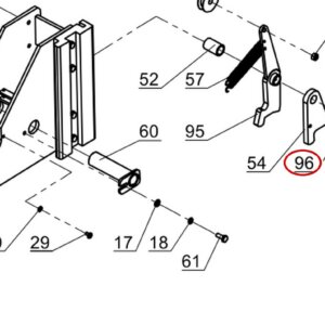 Direct Lift PP9+ Crossbeam & Safety Latch Fig 1 item 96 DIT04DC