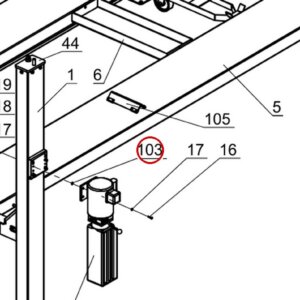 DIT1999 direct-lift-pp9-general-illustrated-parts-list-a-figure-6 item 103