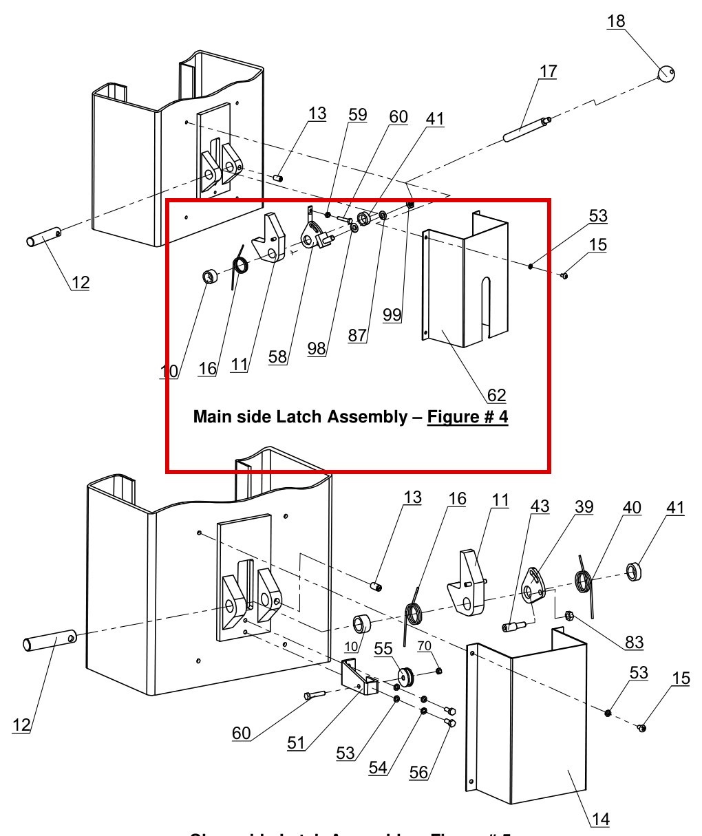 DIT4010 direct-lift-pv10-10k-main-side-latch-assembly-figure-4 item 87 (location)