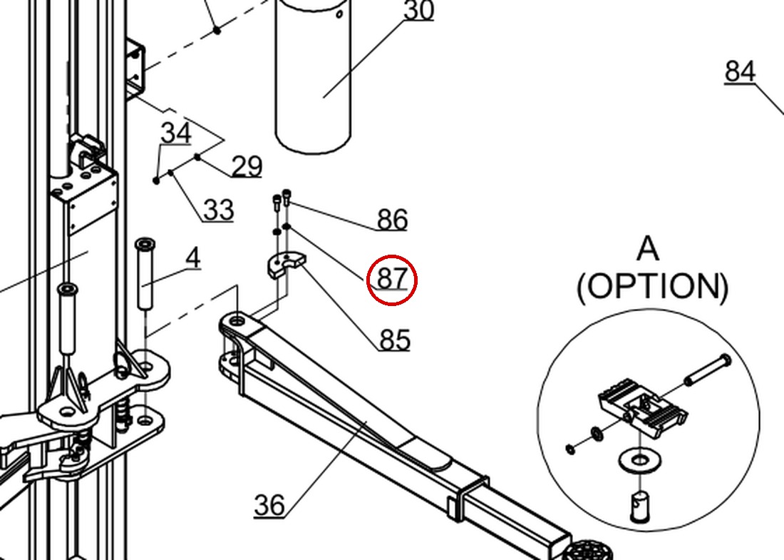 DIT4010 direct-lift-pv10-10k-master-illustrated-parts-list-figure-9 item 87
