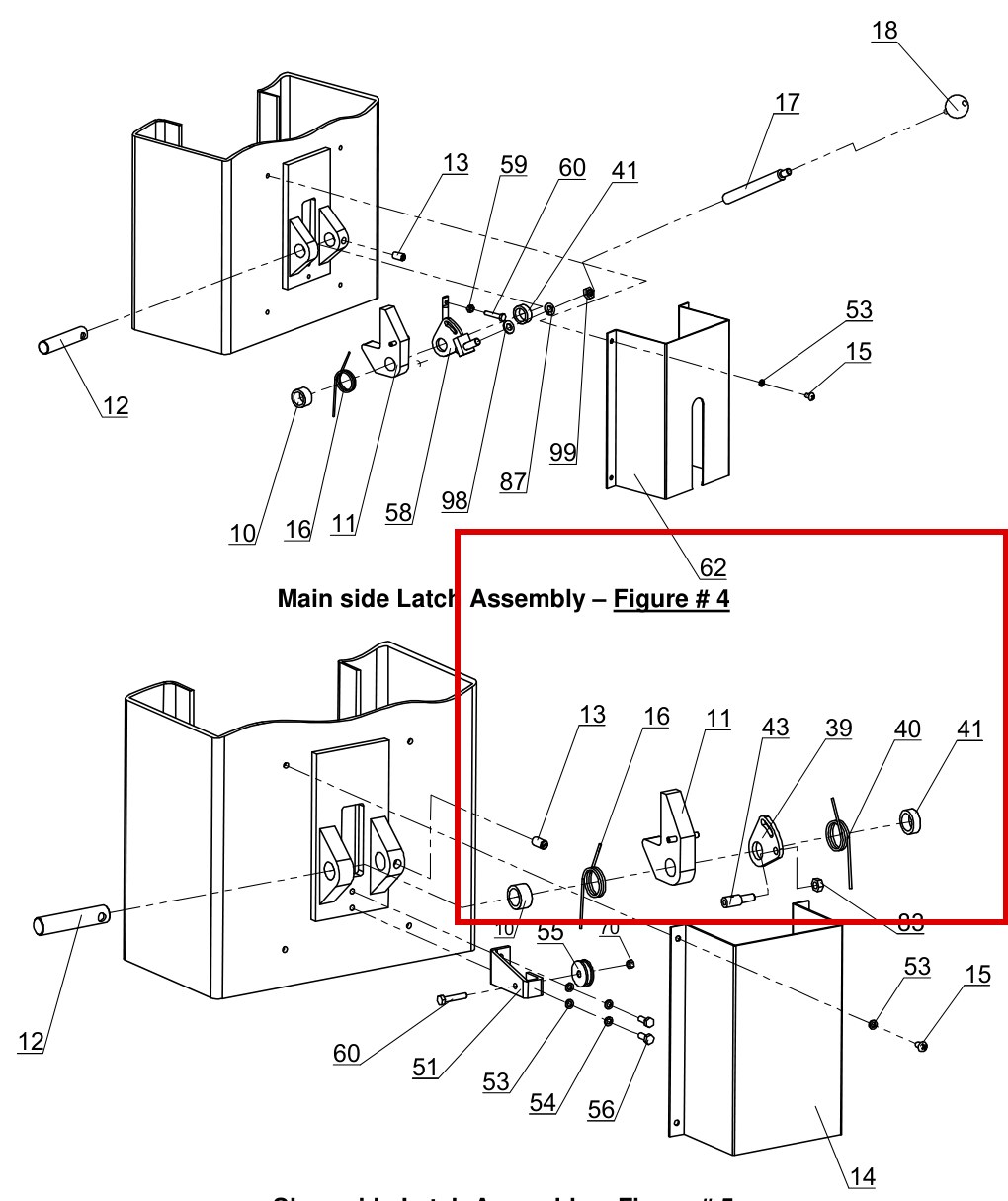HAN1B23 direct-lift-pv10-10k-slave-side-latch-assembly-figure-5 item 43 (location)