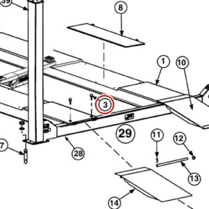 1/2" — 13NC x 1 1/4" Flg. Whiz-Lock HHCS (High Strength)