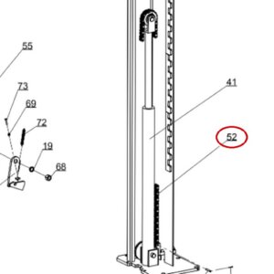 Direct Lift HR8000 Hydraulic Cylinder item 52 DITL644