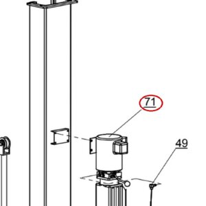Direct Lift HR8000 Power Unit item 71 DIT3622