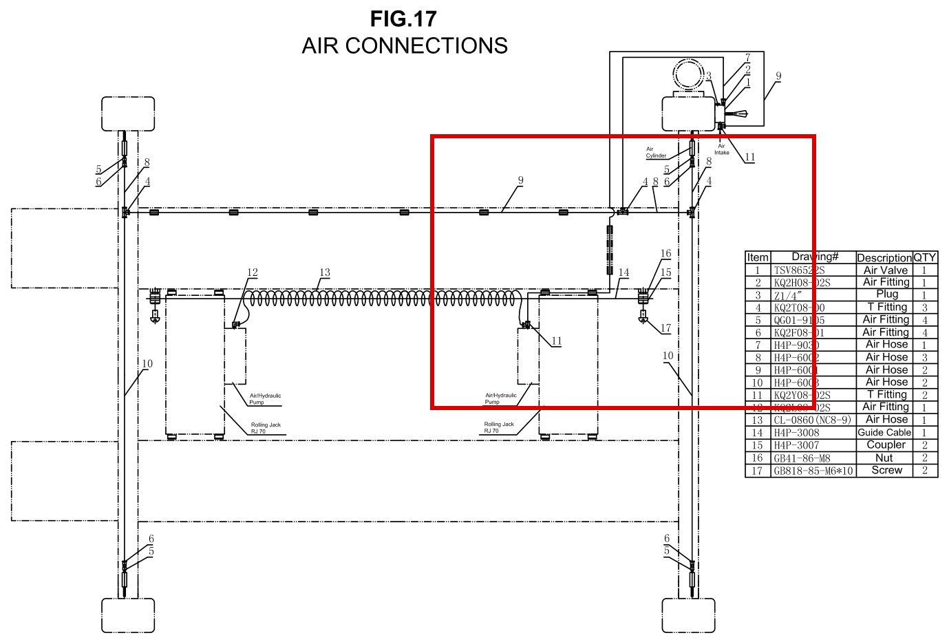 DITP2008 Air Connections Fig 17 item 14 (location)