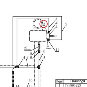 GEN214 Air Connections Fig 17 item 3