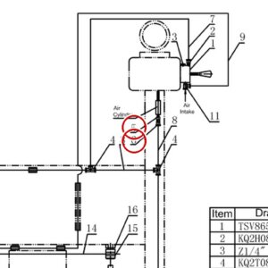 DIT0861 Air Connections Fig 17 item 6