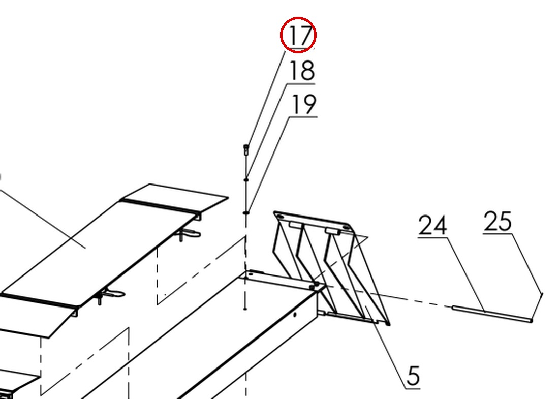 DIT1116 Fig 16 Complete Lift Components item 17