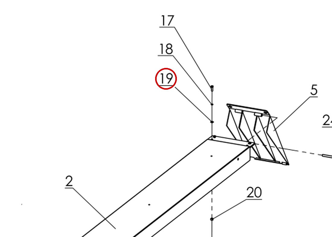 DIT4116 Fig 13 Crossbeam Components item 19