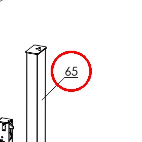 Direct Lift Pro 14F 14,000 Pro 14F 14000 Crossbeam & Components (Figure 13) item 65 FOD2200