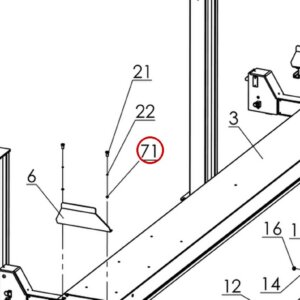 DIT4112 Fig 13 Crossbeam Components item 71