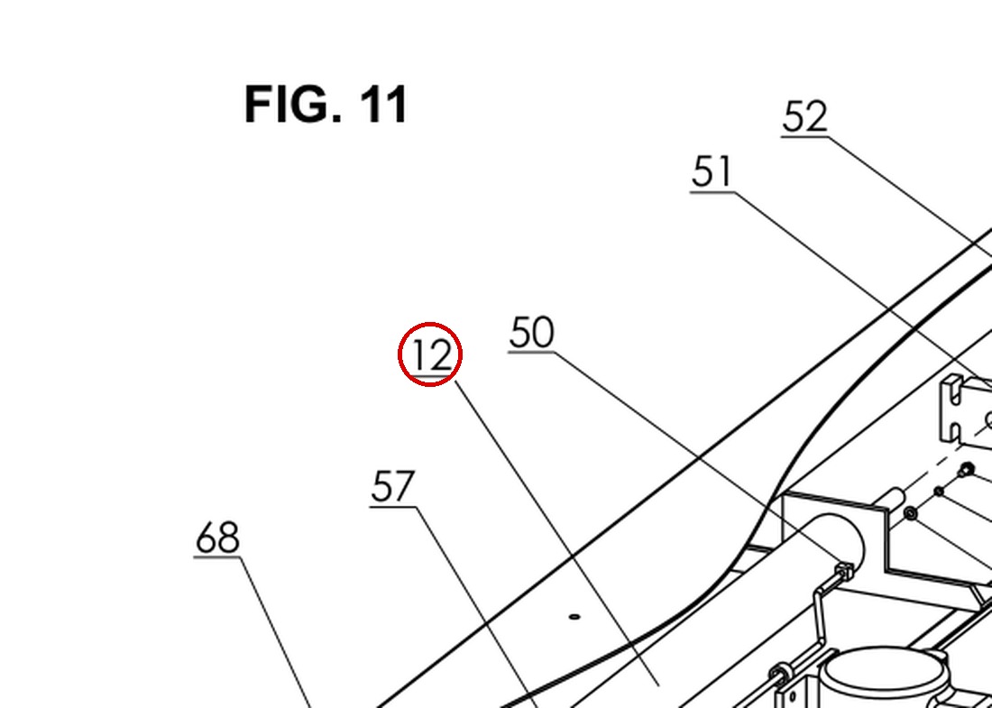 Pro 14F 14000 Fig 11 item 12 FOD89100G