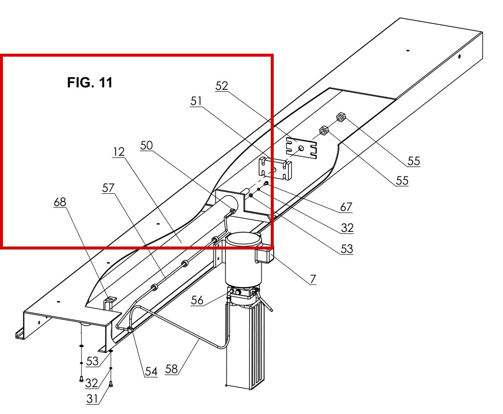 Pro 14F 14000 Fig 11 item 12 FOD89100G (location)