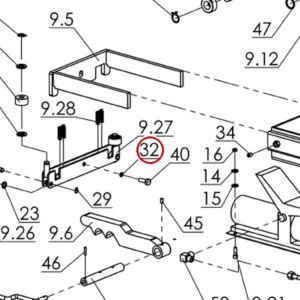 DIT4010 pro-14f-14000-rolling-jack-assembly-figure-15 item 32