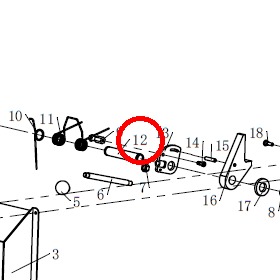 Lock Release Shaft