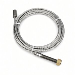 Benwil 500215-3 Lifting Cable - 155" Long, 1 Threaded Stud, 1 Stop for FP-12G / FP-12LR Car Lifts
