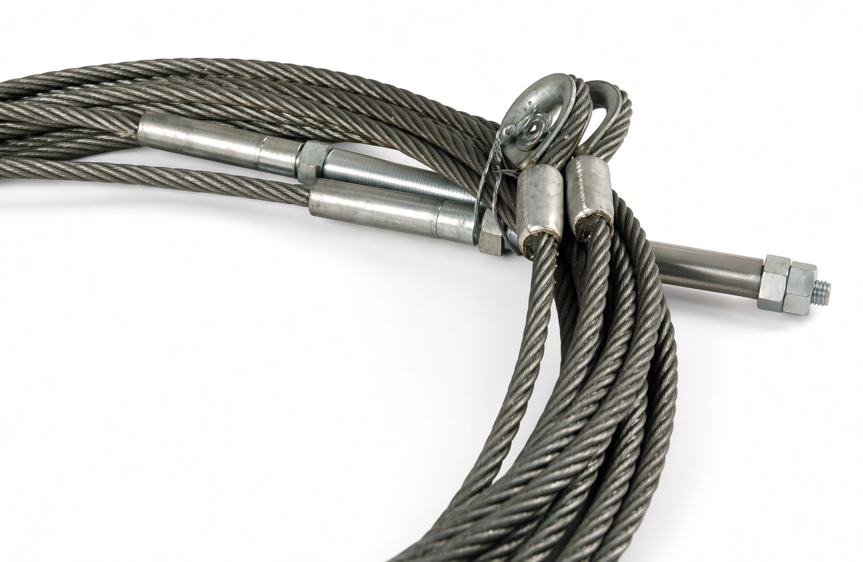Hydra-Lift 79582 Lifting Cable - 148" Long, 1 Threaded Stud, 1 Loop for 78 / 78CB 4-Post Lifts