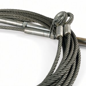 Hydra-Lift 98581 Lifting Cable - 446" Long, 1 Threaded Stud, 1 Loop for 88CB / 88CB LUBE 4-Post Lifts