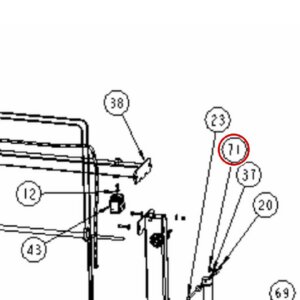 Mainside Return Line Tee (Standard Height and High Rise Models)